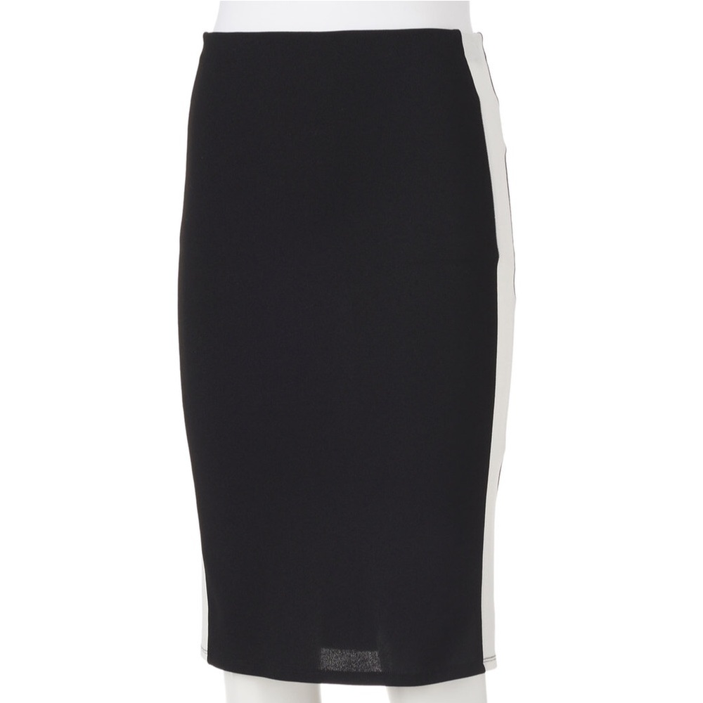 Joe B. Side striped pencil skirt XL NWT